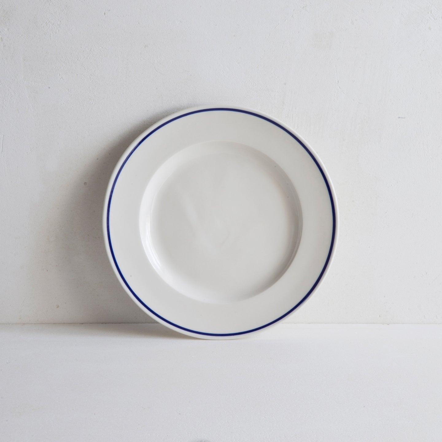 John Julian Classical Porcelain Cobalt Blue Line Side Plate / 21cm