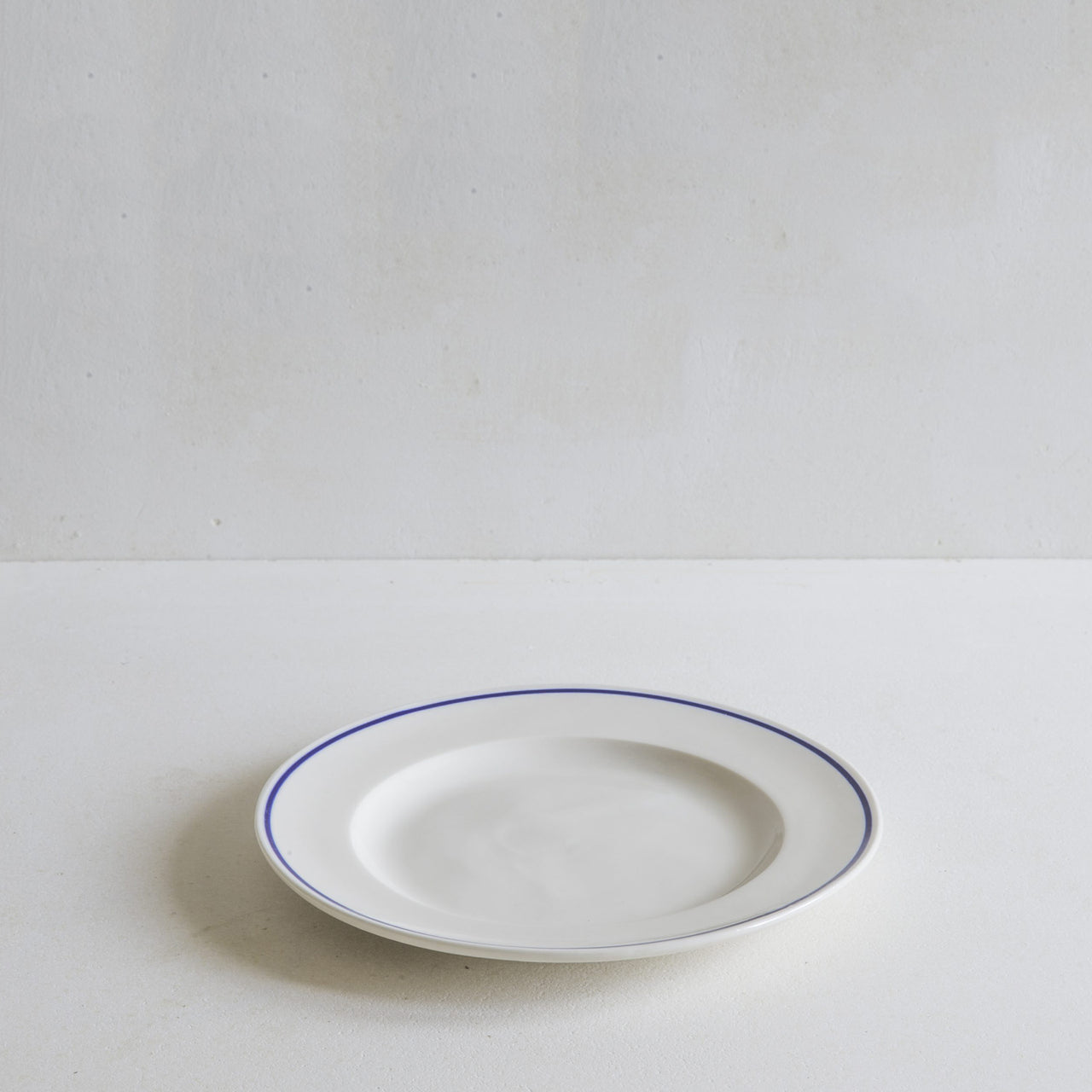 John Julian Classical Porcelain Cobalt Blue Line Side Plate / 21cm