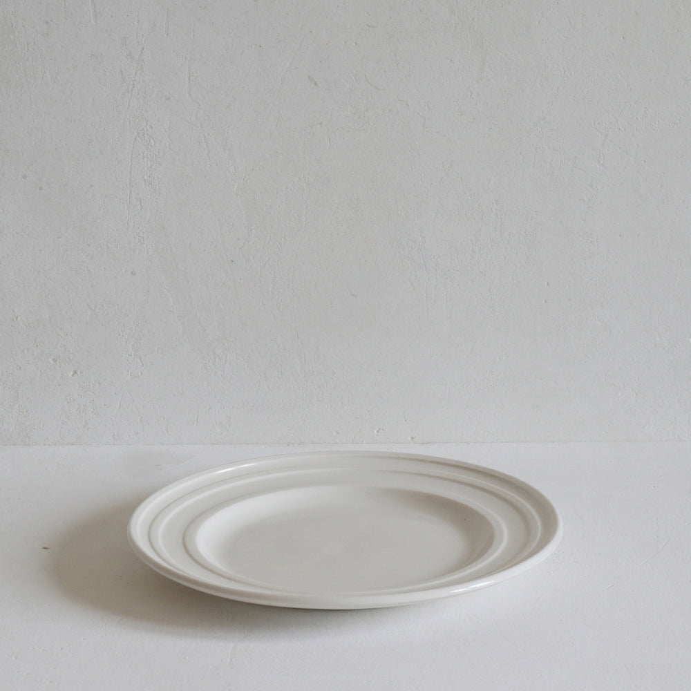 John Julian Classical Porcelain Impressed Line Side Plate / 21cm *