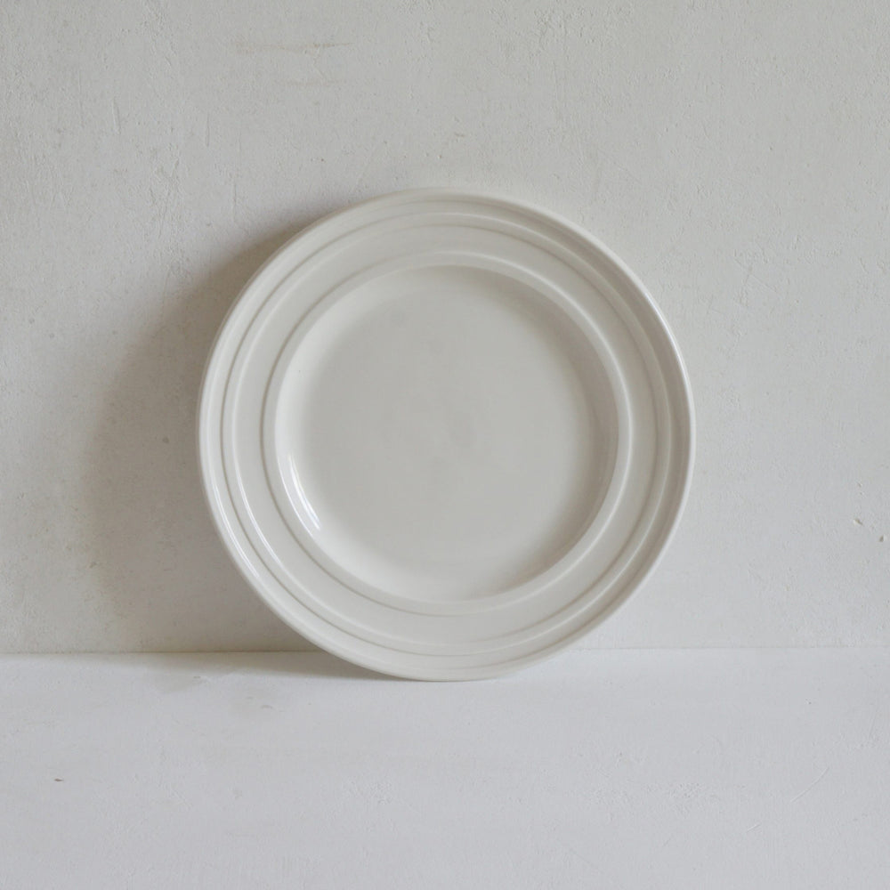 John Julian Classical Porcelain Impressed Line Side Plate / 21cm *