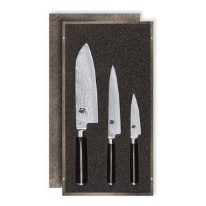 Kai Shun Classic 3 Piece Knife Set / Santoku