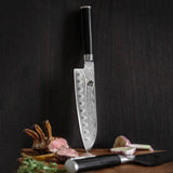 Kai Shun Classic Scalloped Santoku Knife / 18cm