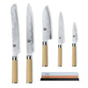 Kai Shun Classic White 5 Knife and Whetstone Set