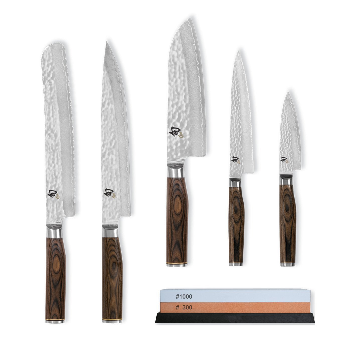 Kai Shun Premier 5 Knife and Whetstone Set