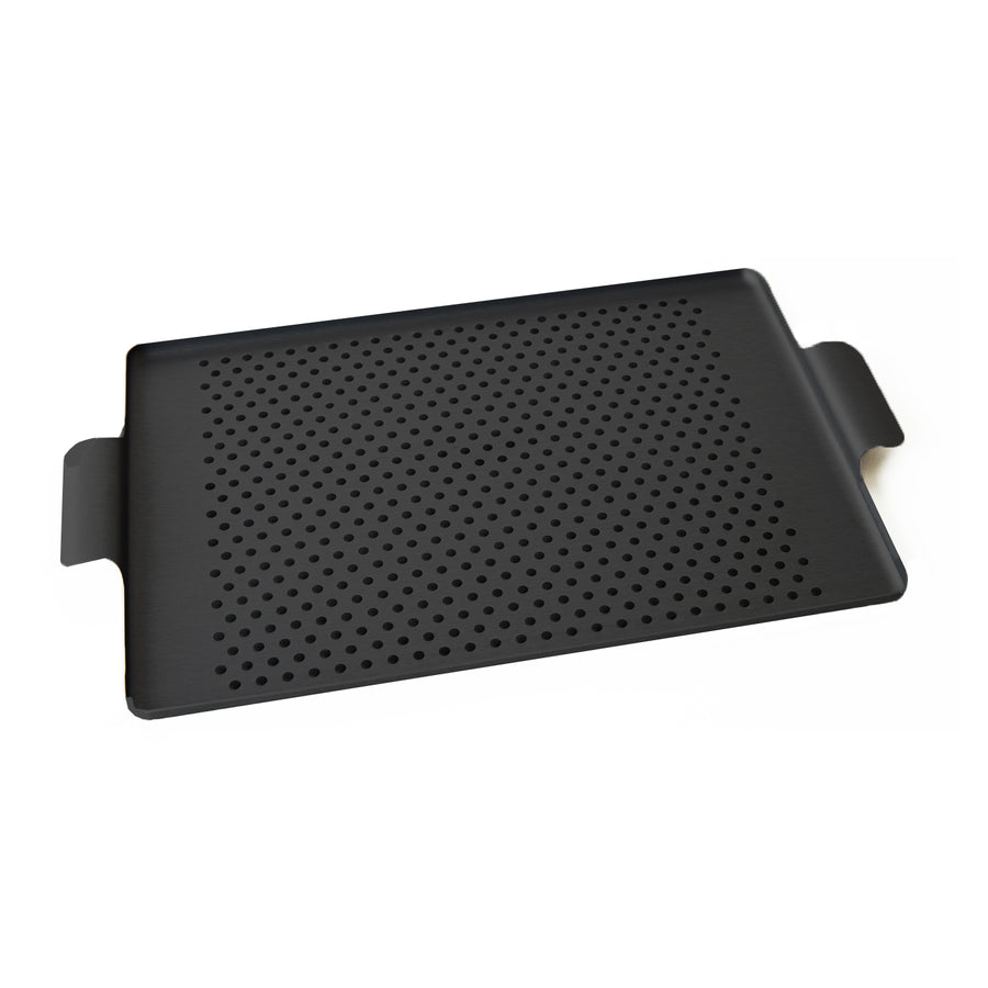 Kaymet Serving Tray Rectangle Black and Rubber