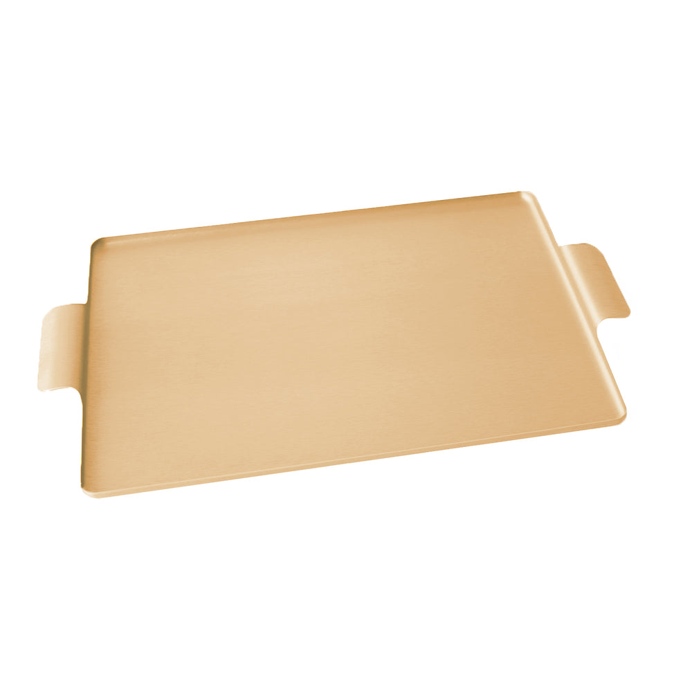 Kaymet Serving Tray Rectangle Gold