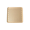 Kaymet Serving Tray Square Gold and Rubber / 17x17cm