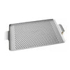 Kaymet Serving Tray Rectangle Silver and Rubber