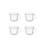 Kinto Cast Espresso Cup Glass / Set of 4