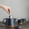 Kinto Ceramic Lab Teapot / 500ml / Black