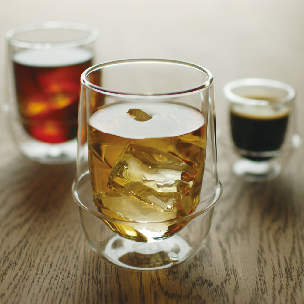 Kinto Kronos Double Wall Iced Tea Glass / 350ml