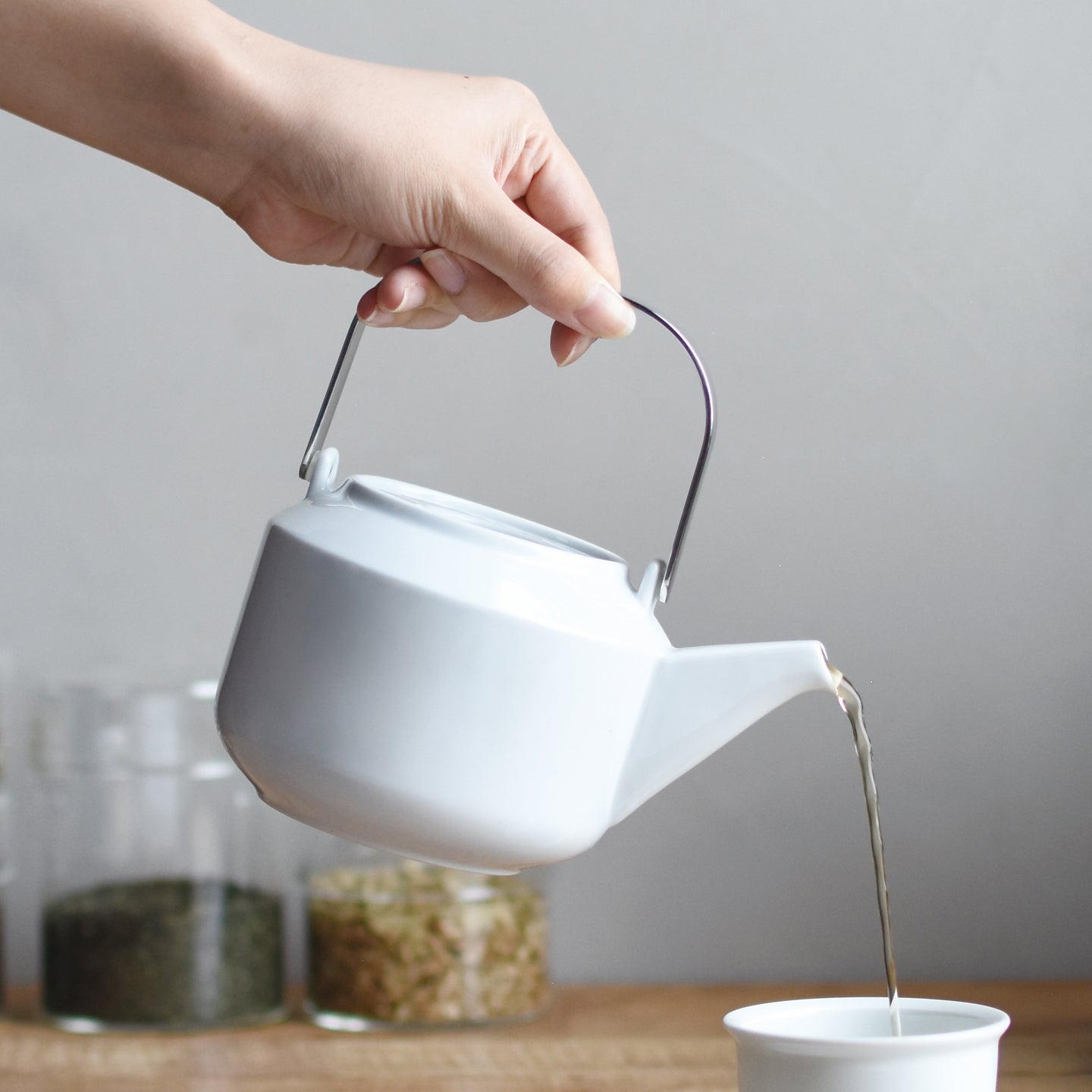 Kinto LT Teapot / 600ml / White *