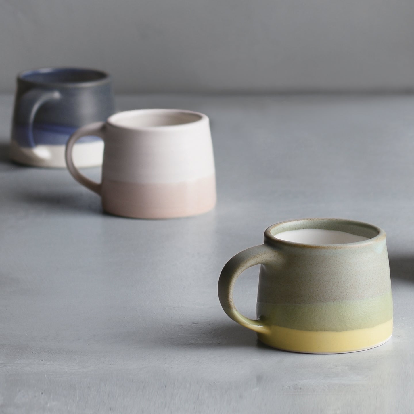 Kinto SCS Mug 110ml  / Moss Green/Yellow