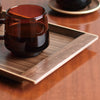 Kinto Sepia Nonslip Tray / Walnut