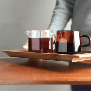 Kinto Sepia Nonslip Tray / Walnut