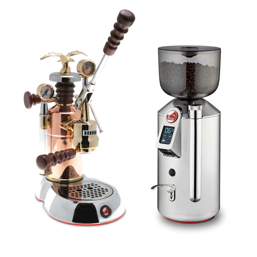 La Pavoni Esperto Edotto & La Pavoni Cilindro Prosumer Coffee Grinder