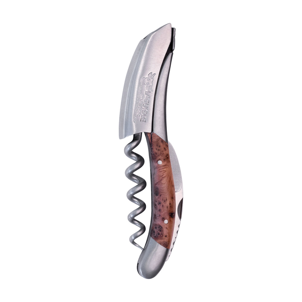 Laguiole en Aubrac Corkscrew / Brushed Juniper Handle