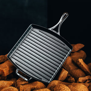 12 (30cm) Cast Iron Grill Pan Skillet - Shop