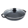 Lodge Chef Collection Chef Pan with Loop Handles and Glass Lid / 30cm / 12"