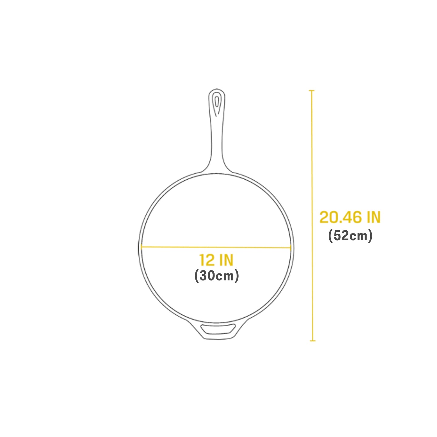 Lodge Chef Collection Chef Style Stir Fry / 30cm /12"