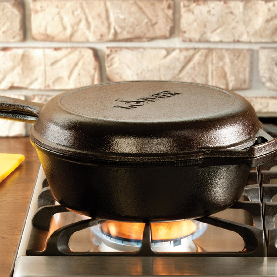 Cabin Cookware Lodge Cast Iron Skillets, Griddles & Pans | Borough Kitchen