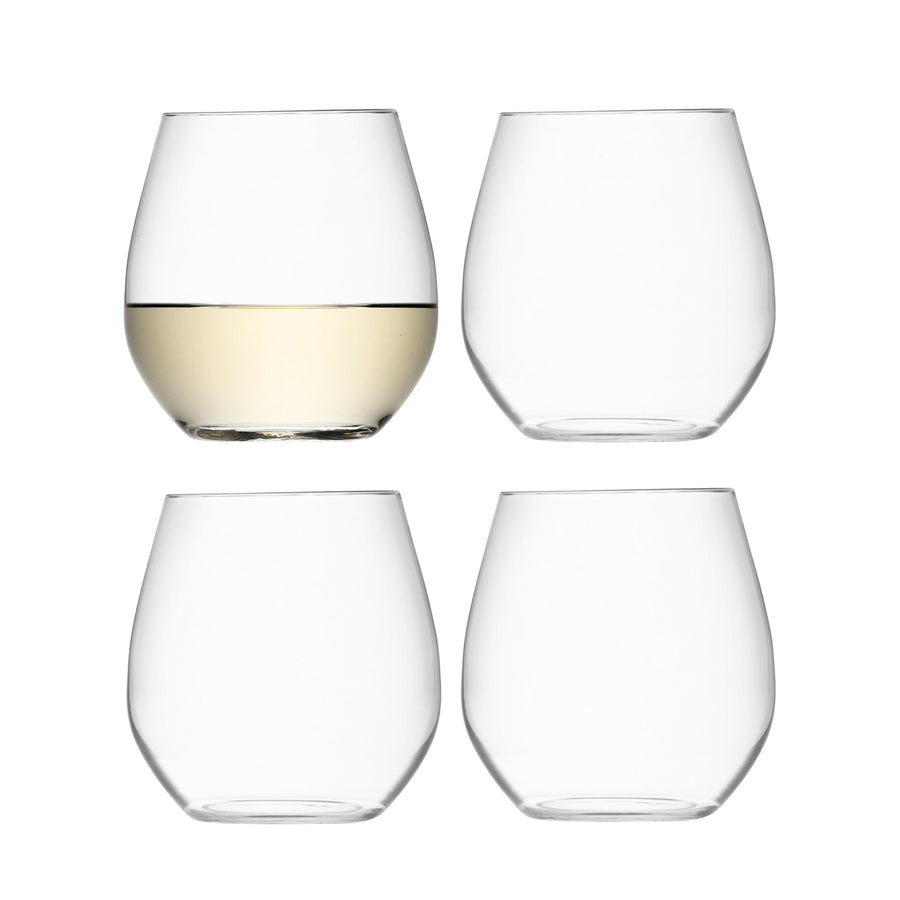 LSA Stemless White Wine Glass / Set of 4 **