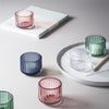 Lyngby Tea Light Holder / Burgundy *
