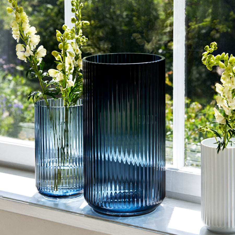 Lyngby Vase / Midnight Blue