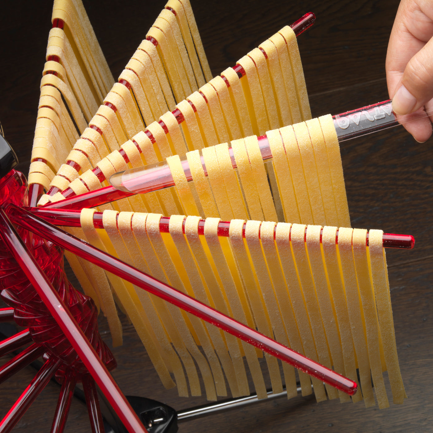 Marcato Pasta Drying Rack / Red