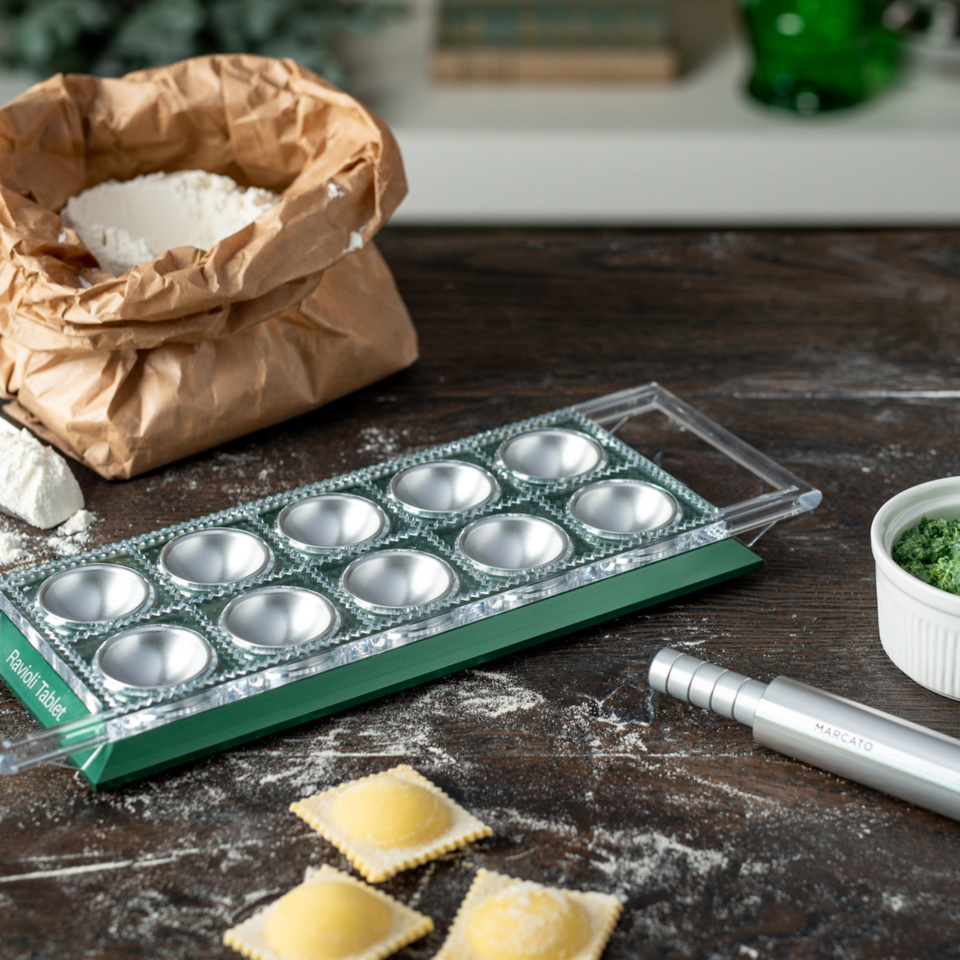 Marcato Ravioli Tablet / Green