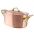 Mauviel M'150B Oval Casserole with Lid 30cm