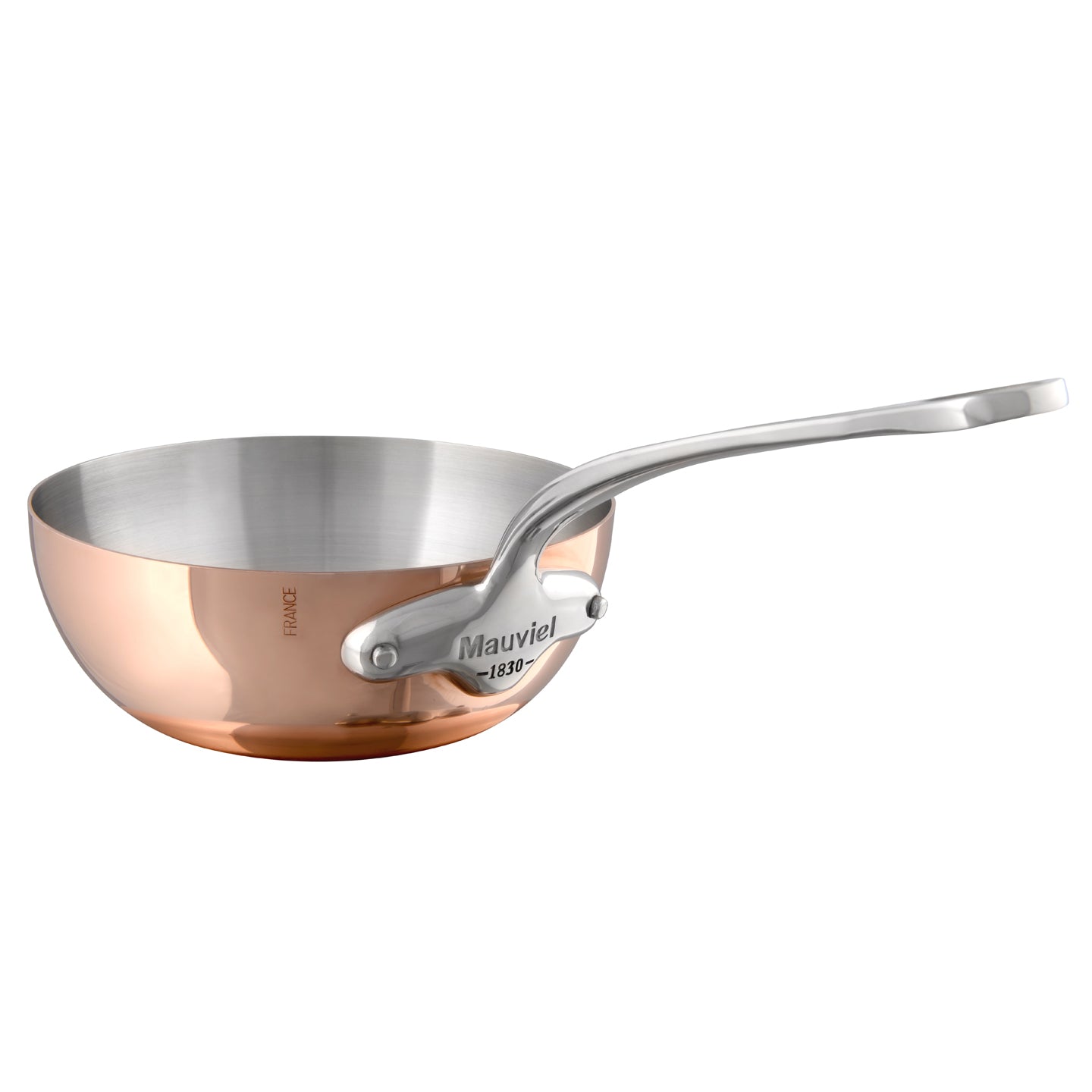 Mauviel M'150S Curved Splayed Saute Pan Borough Kitchen