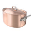 Mauviel M'150S Oval Casserole with Copper Lid / 30cm