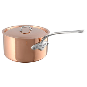 Mauviel M'150S Saucepan with Copper Lid