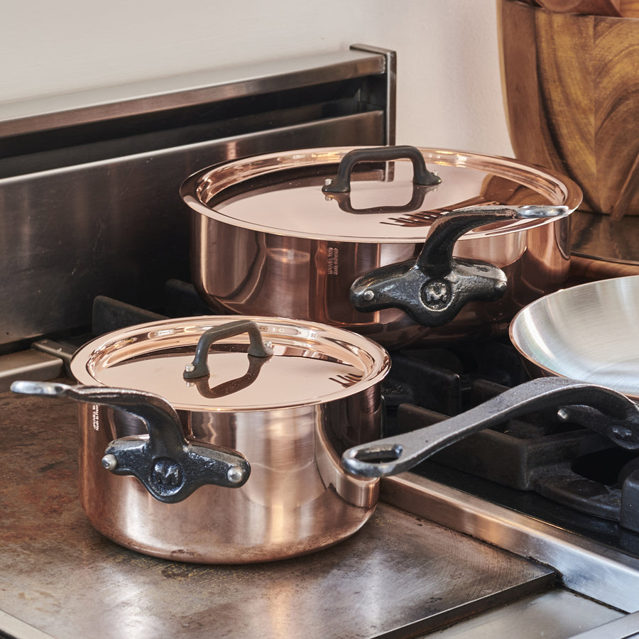 Mauviel M'6s 10-Piece Induction Copper Cookware Set