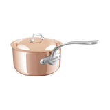 Mauviel M'6S Induction Compatible Copper Saucepan with Lid