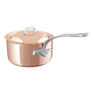 Mauviel M'6S Induction Compatible Copper Saucepan with Lid