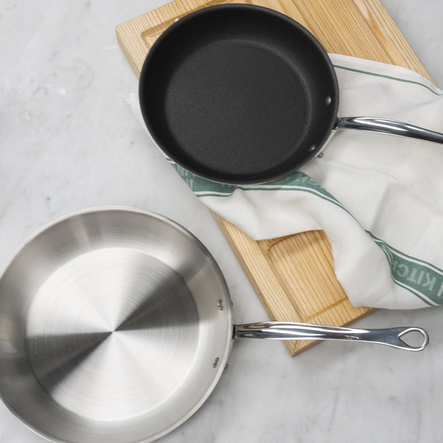 Mauviel M'Cook 2 Piece Frying Pan Set / Non-Stick