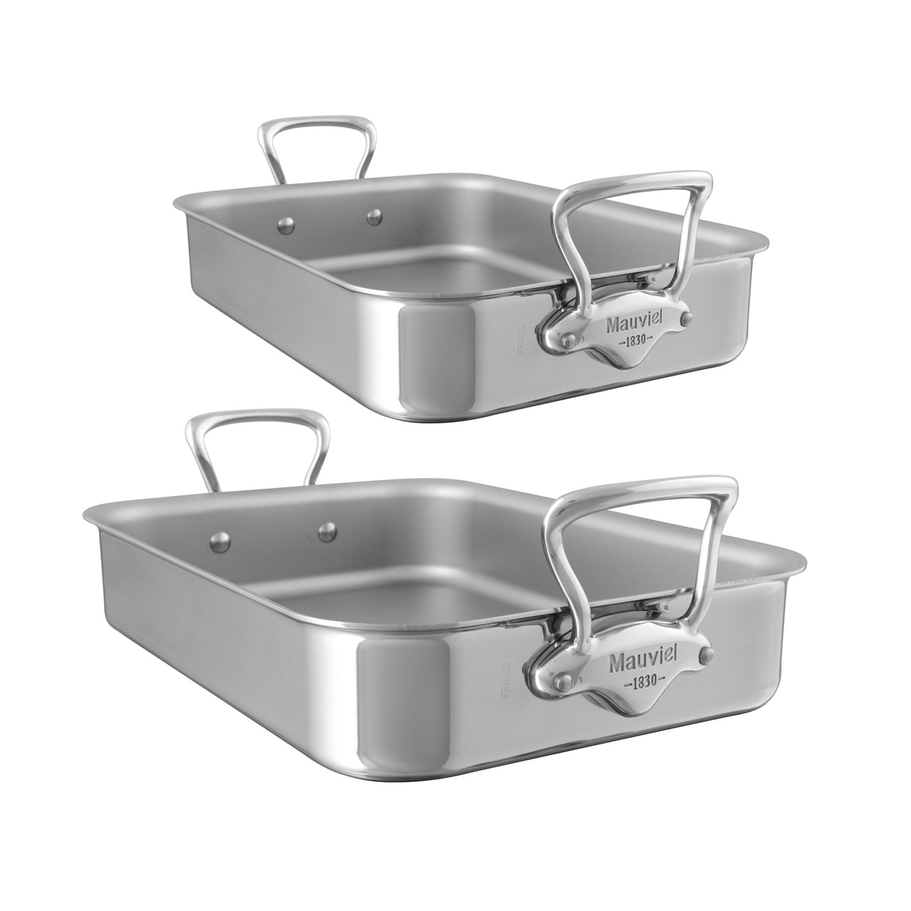 Mauviel M'Cook 2 Piece Roasting Pan Set | Borough Kitchen