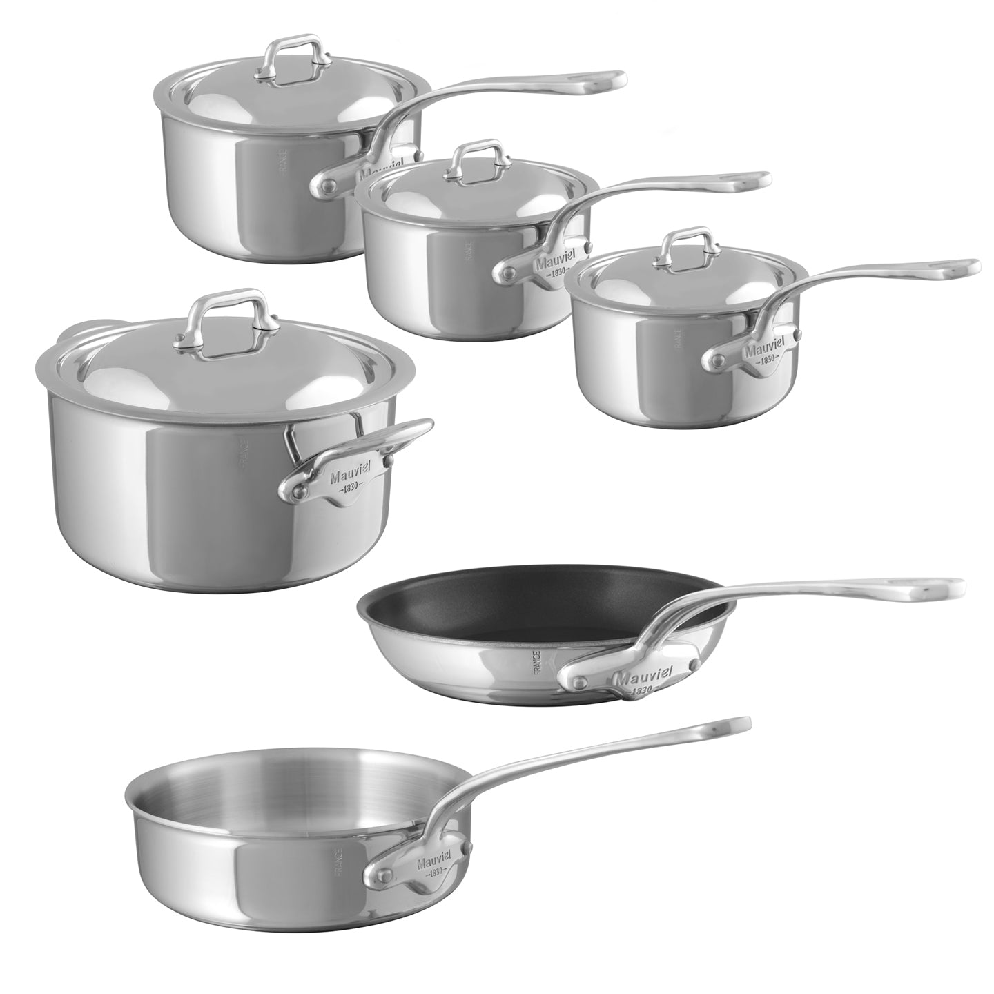 M' Cook 6 Piece Cookware Set Non Stick Frying Pan