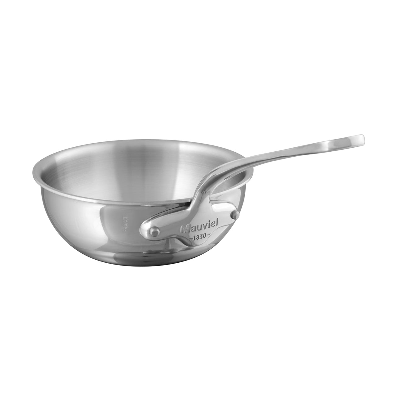 Mauviel M'Cook Curved Splayed Saute Pan | Borough Kitchen