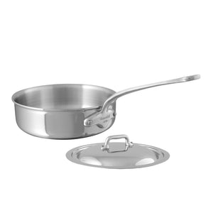 Mauviel M'Cook Saute Pan Long Handle with Lid