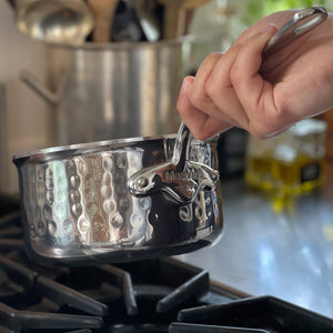 Mauviel M'Elite Saucepan with Lid