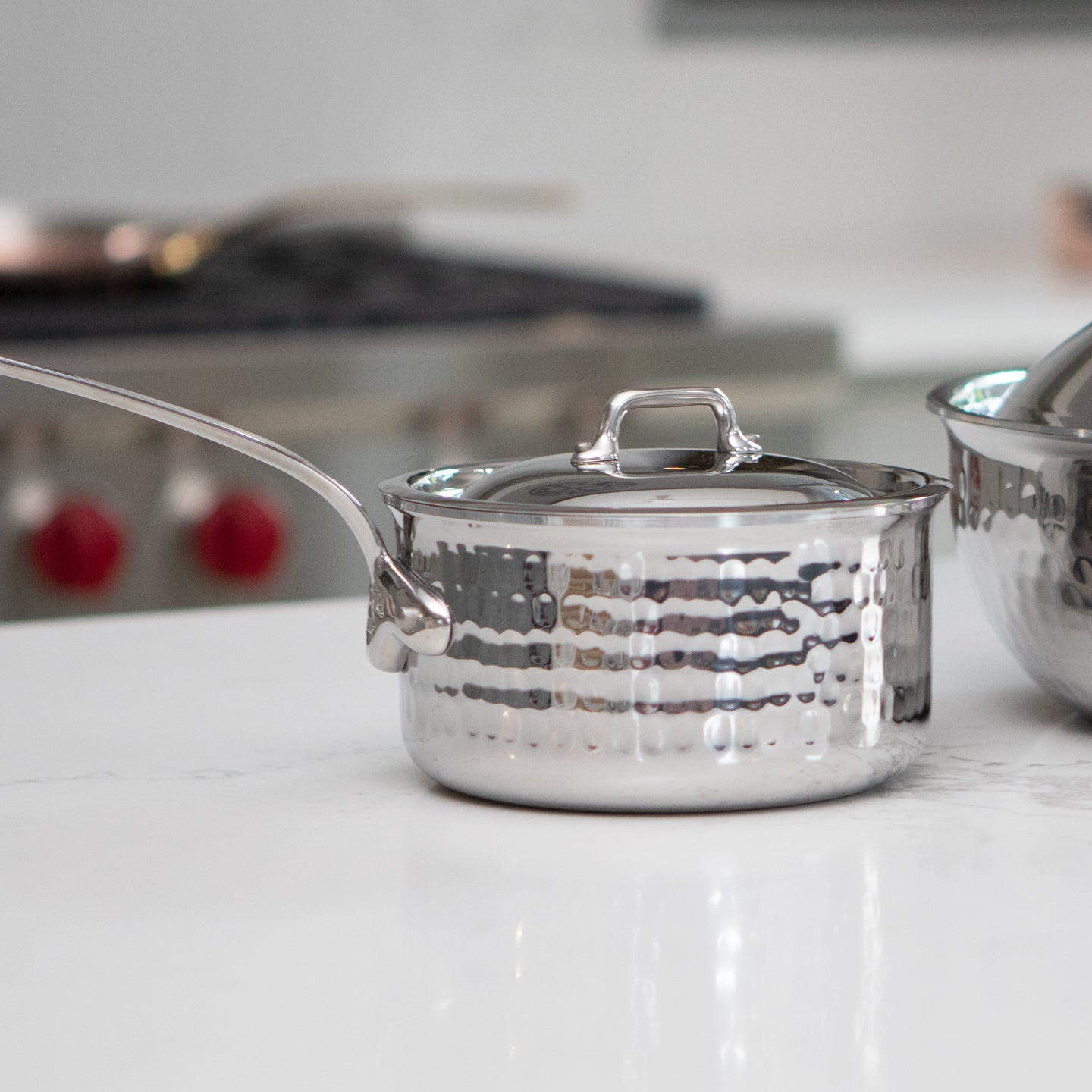 Mauviel M'Elite Saucepan with Lid