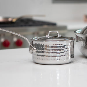 Mauviel M'Elite Saucepan with Lid