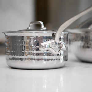 Mauviel M'Elite Saucepan with Lid