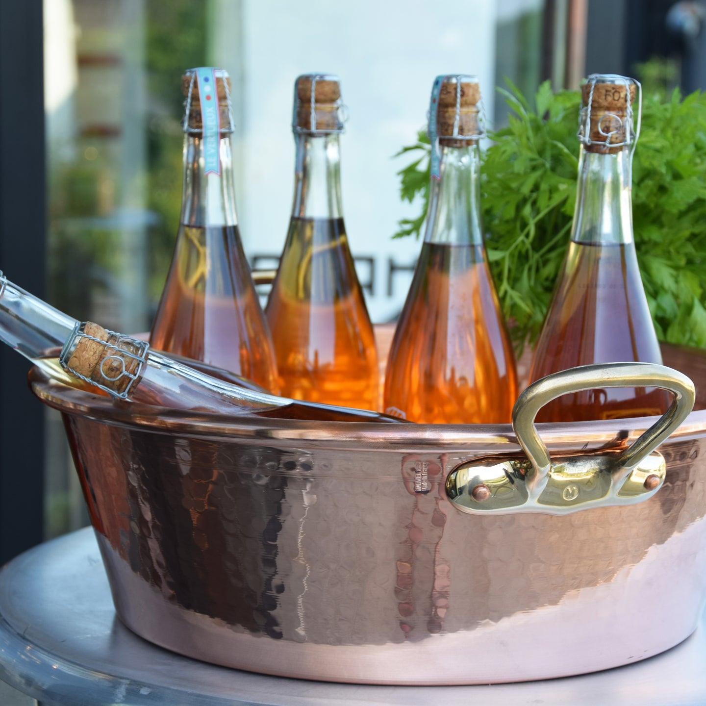 Mauviel M'Passion Hammered Jam Pan / 36cm Borough Kitchen