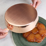 Mauviel M'Passion Tarte Tatin 24cm Tin Lined With Ears + Induction Plate 22cm