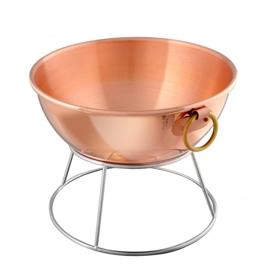 Mauviel M'Passion Copper Whisking Bowl 24cm and Stand