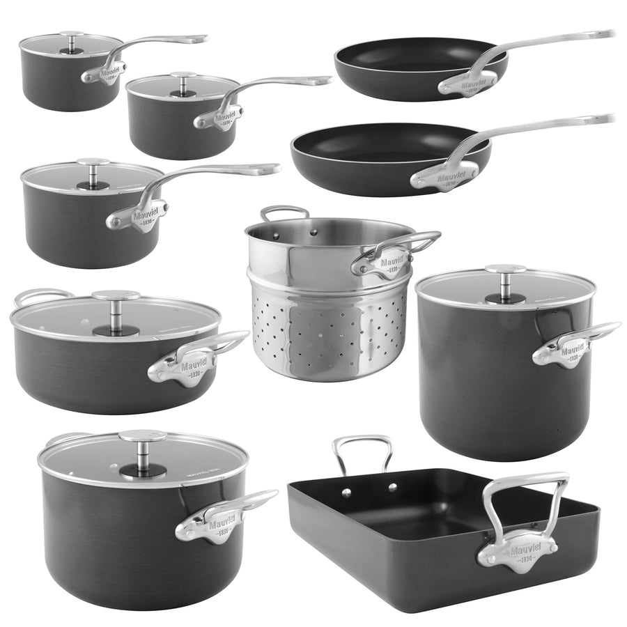 Mauviel M'STONE 360 Hard Anodized Nonstick 14-Piece Cookware Set With, Mauviel USA
